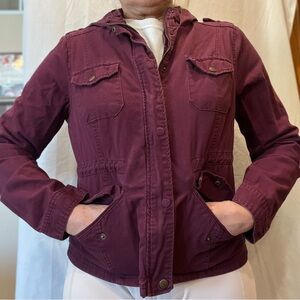Prince & Fox Purple Utility Jacket with Sturdy Cotton Blend